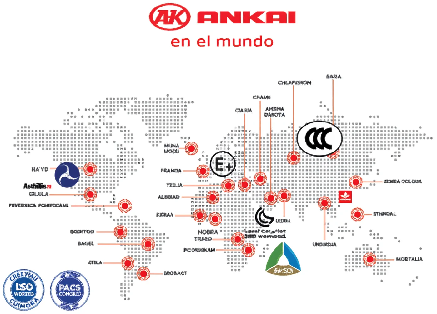 Ankai en el mundo